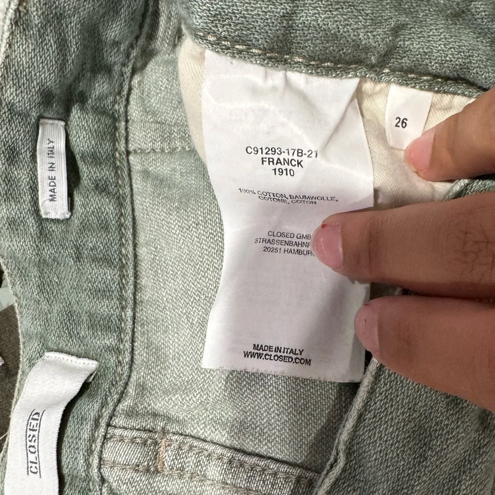 Closed‎ FRANCK jeans green